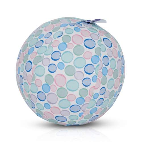 BubaBloon - Látkový nafukovací míč, Barevné světlé puntíky