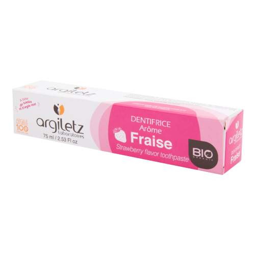 - Argiletz BIO dětská přírodní zubní pasta jahoda