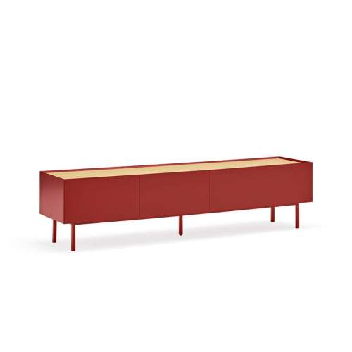 Teulat Arista 180 x 40 cm Tmavě červený dubový