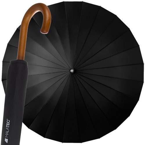 Luxusní vládní deštník pro dva Malatec - černý