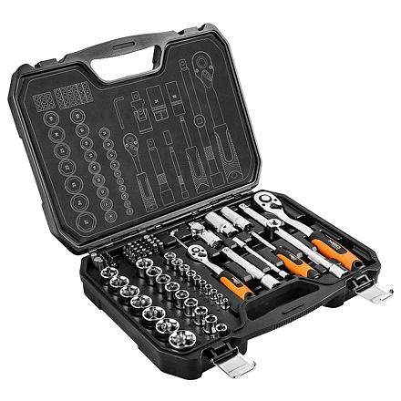 NEO TOOLS gola sada 1/2" + 1/4" 73ks 08-673