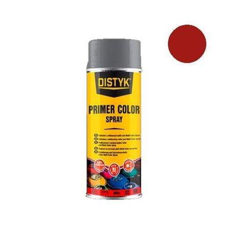 DISTYK Primer color spray 400ml RAL3009 oxidovaná červená základní TP13009D
