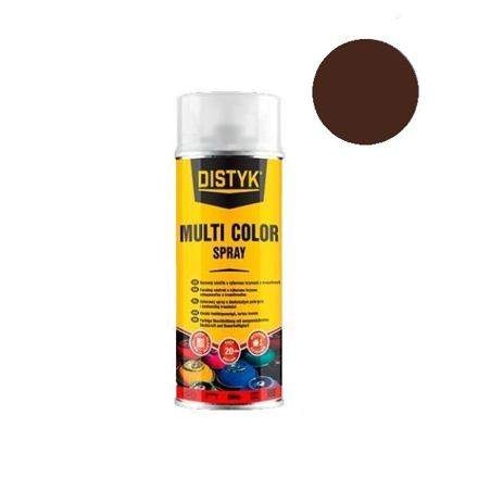 DISTYK Multi color spray 400ml RAL8011 oříšková hnědá