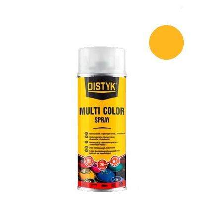 DISTYK Multi color spray 400ml RAL1023 žlutá dopravní