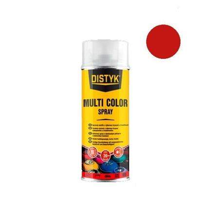 DISTYK Multi color spray 400ml RAL3020 dopravní červená