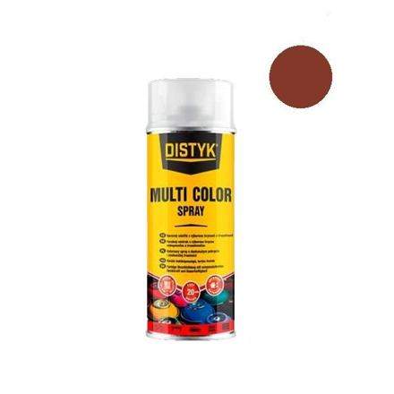 DISTYK Multi color spray 400ml RAL8004 měděná hnědá