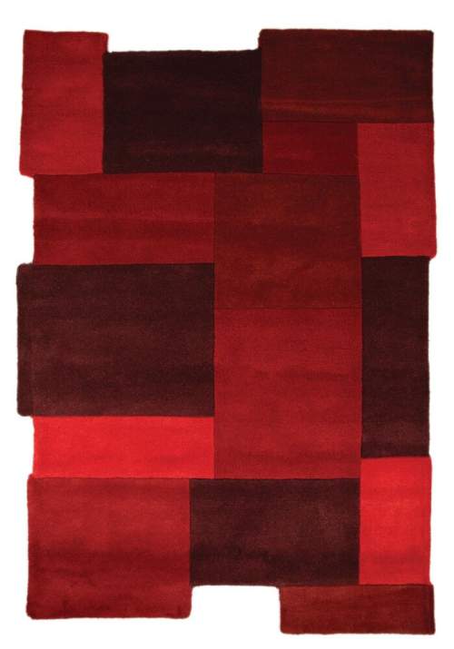 Flair Rugs koberce Kusový koberec Abstract Collage Red Rozměry koberců: 150x240