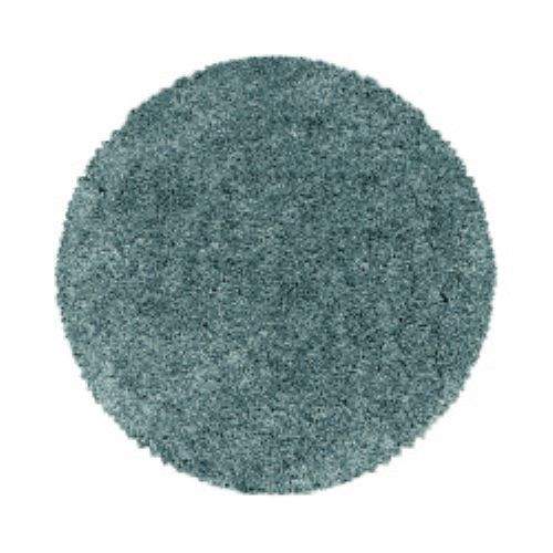 Ayyildiz koberce Kusový koberec Sydney Shaggy 3000 aqua kruh - 160x160 (průměr) kruh cm Modrá, Střední (80x160 - 164x240), Syntetický (umělý)