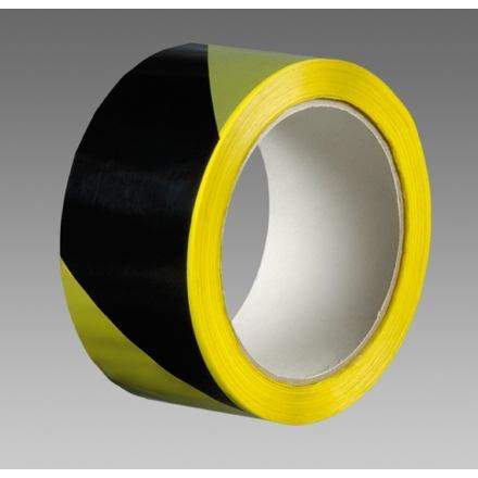 DEN BRAVEN páska lepící výstražná 50mmx66m žluto-černá B715RL