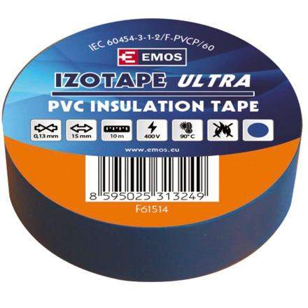 EMOS izolační páska 15mm/10m modrá