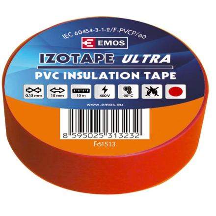 EMOS izolační páska 15mm/10m PVC červená F61513