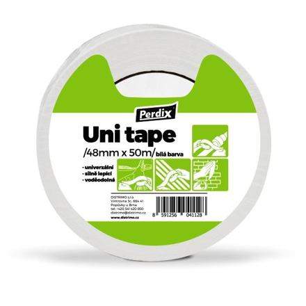 PERDIX páska Uni Tape textilní 48mmx50m bílá T3111
