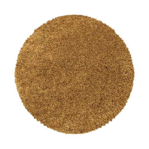 Ayyildiz koberce Kusový koberec Sydney Shaggy 3000 gold kruh - 120x120 (průměr) kruh cm