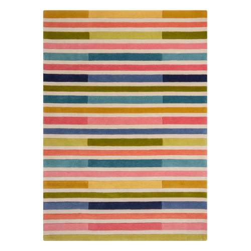 Flair Rugs koberce Ručně všívaný kusový koberec Illusion Piano Pink/Multi - 200x290 cm