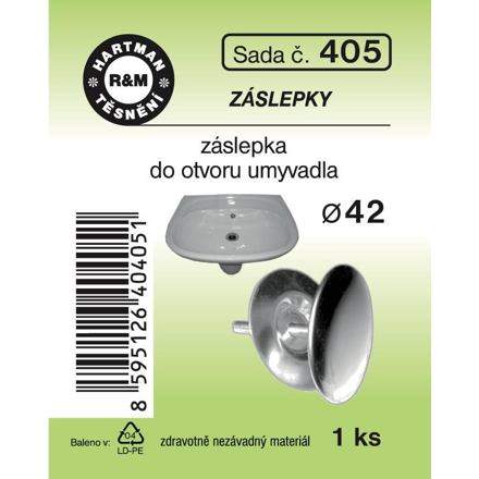 HARTMAN chromovaná umyvadlová záslepka průměr 405