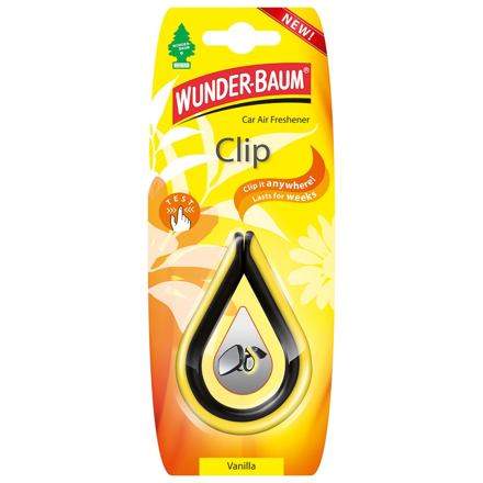 Wunder-baum vůně do auta Clip vanilka WB-67100