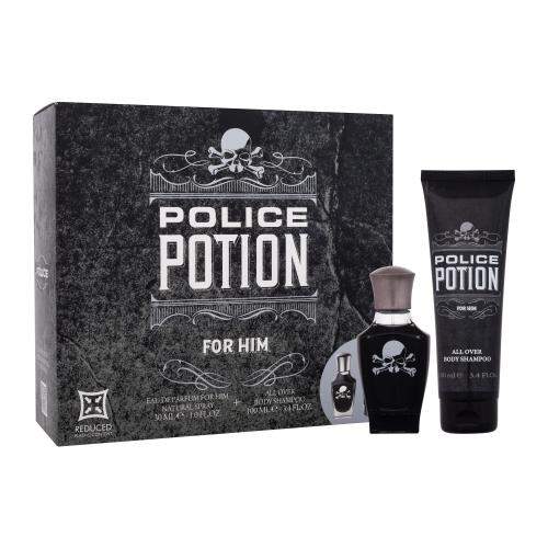 Police Potion dárková kazeta pro muže parfémovaná voda 30 ml + sprchový gel 100 ml