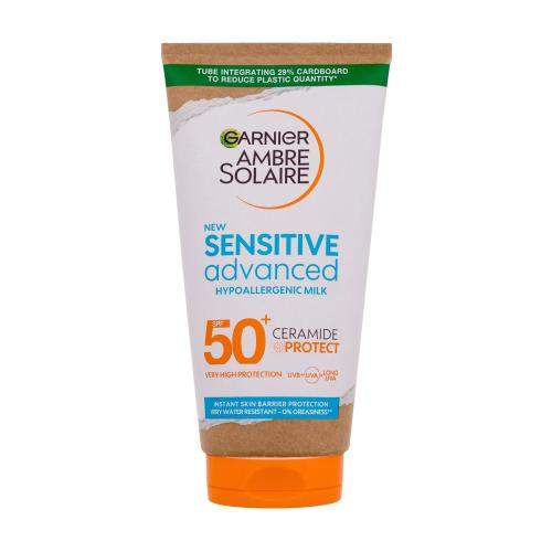 Garnier Ambre Solaire Sensitive Advanced Hypoallergenic Milk SPF50+ opalovací mléko pro pokožku citlivou na slunce 175 ml