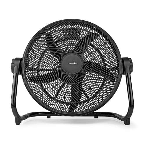 Nedis XL Podlahový Ventilátor FNXL10CBK50 | Průměr 50 cm | 3 Rychlosti | Černý
