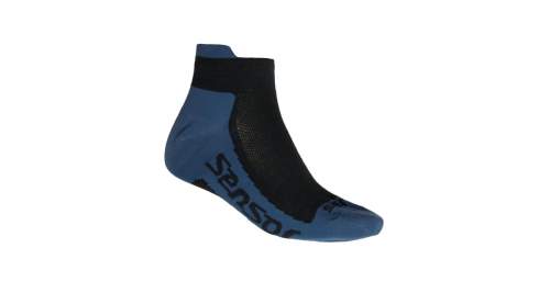 Sensor Race Coolmax Invisible Uni sportovní ponožky ZK20200065 černá/modrá 9/11