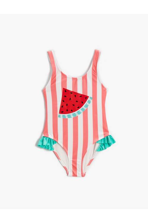 Koton Swimsuit - Red - Striped