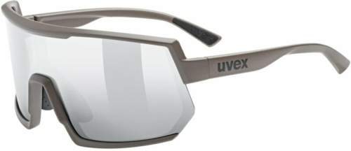 Uvex Sportstyle 235 cyklistické brýle Oak Brown Matt/Mirror Silver