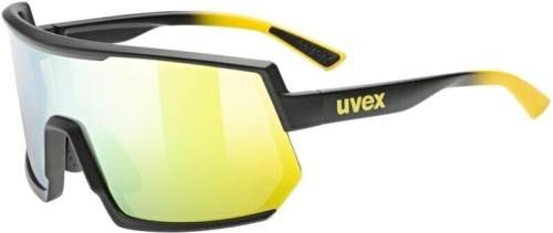 Uvex Sportstyle 235 cyklistické brýle Sunbee Black Mat/Mirror Yellow