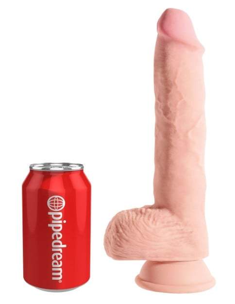 Pipedream King Cock Plus 10&quot; Triple Density Fat Cock with Balls