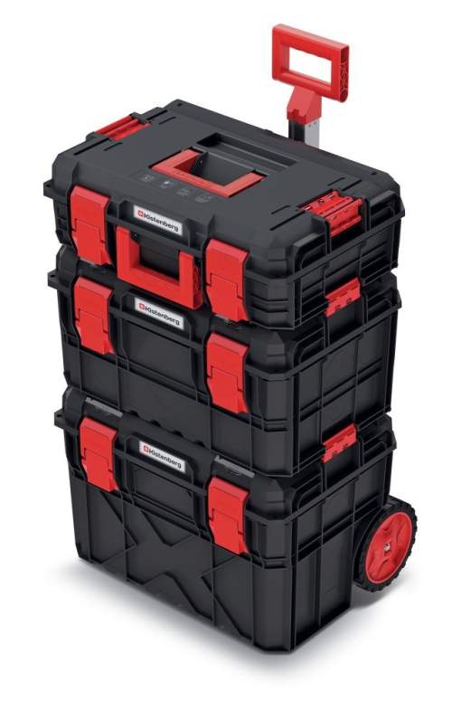 Set kufrů na nářadí a organizéru X BLOCK PRO 546x380x870