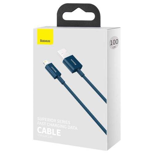Baseus Superior Series Fast Charging Data Cable USB to iP 2.4A 1m Blue
