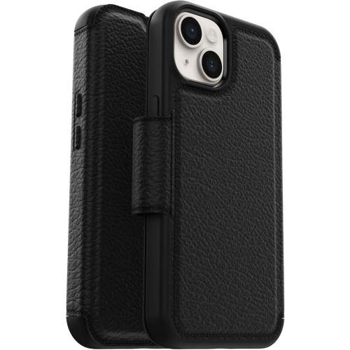 OtterBox Strada kožený obal Apple iPhone 14 černý