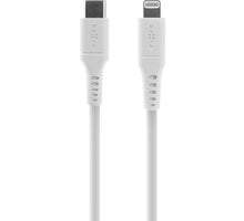 FIXED nabíjecí a datový kabel Liquid silicone USB-C - Lightning, MFi, PD, 2m, bílá FIXDLS-CL2-WH