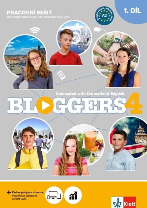 Bloggers 4 (A2.2) – 2dílný prac. sešit + žákovská licence