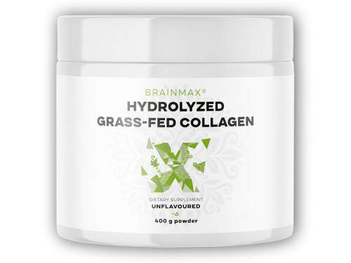 BrainMax Hydrolyzovaný Kolagen, Grass-fed Collagen, 400 g