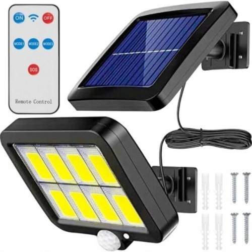 Solární venkovní osvětlení Izoxis 120 COB LED + dálkové ovládání