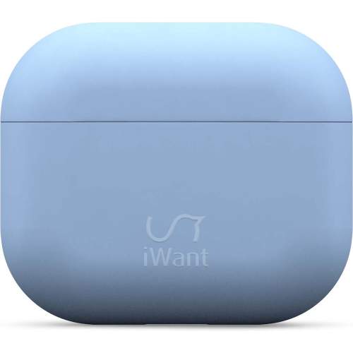 iWant AirPods 3.generace ultra-tenké pouzdro světle modré