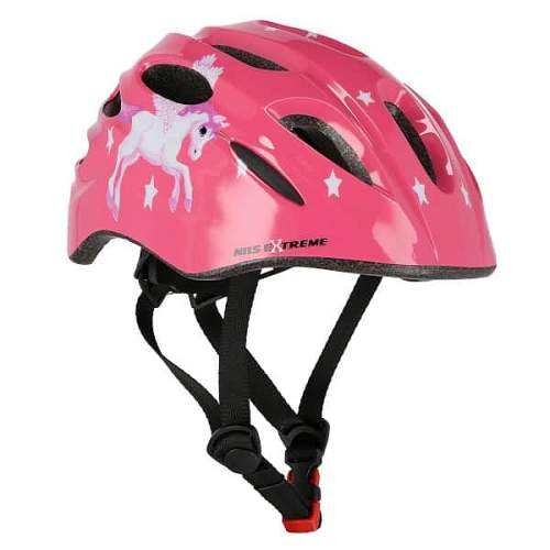 Helma s blikačkou NILS Extreme MTW01 růžová S(47-55cm)