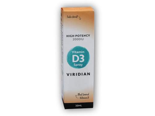 Viridian Vitamin D3 2000iu Spray 20ml