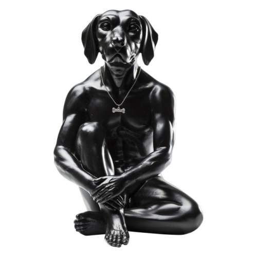 KARE DESIGN Dekorativní figurka Gangster Dog Black