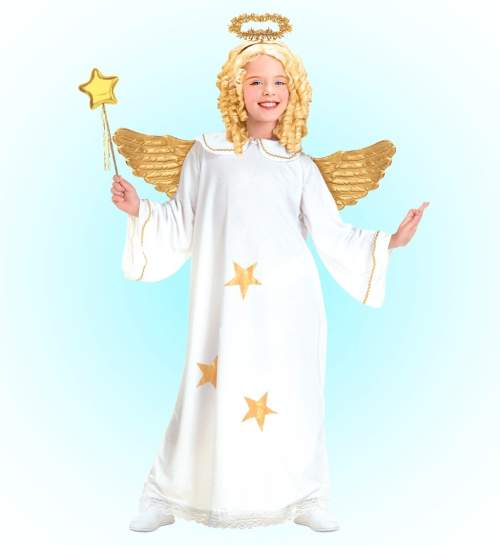 EPEE Kostým anděl 5-7 let svatozář
