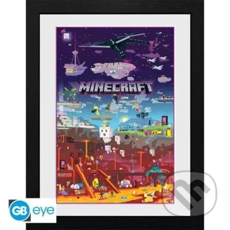 Minecraft Zarámovaný plagát - World Beyond - ABYstyle
