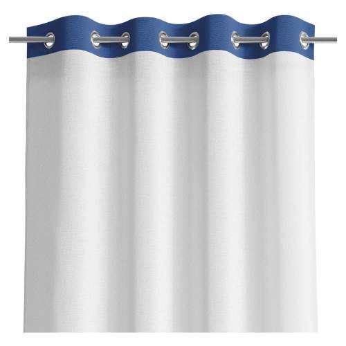 Záclona AmeliaHome Irvette modrá, velikost 140x250