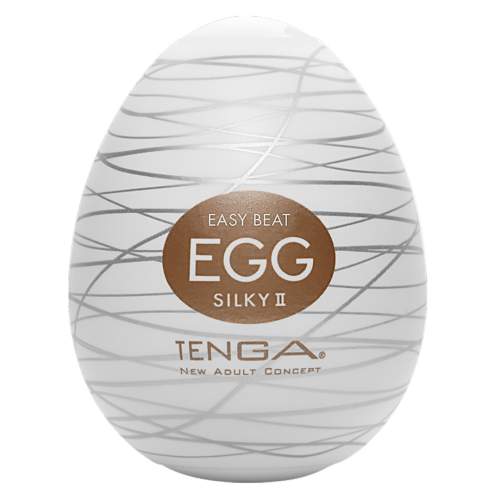 Tenga Egg Silky II, masturbátor se stimulační texturou