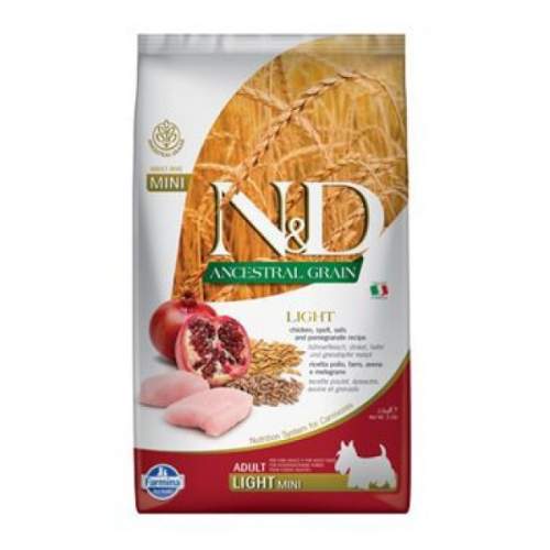 N&D Low Grain Dog Light Mini Chicken & Pomegr 2,5 kg