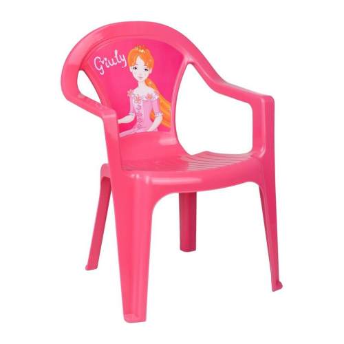 STAR PLUS Dětský zahradní nábytek - Plastová židle Varianta: Giuly - růžová