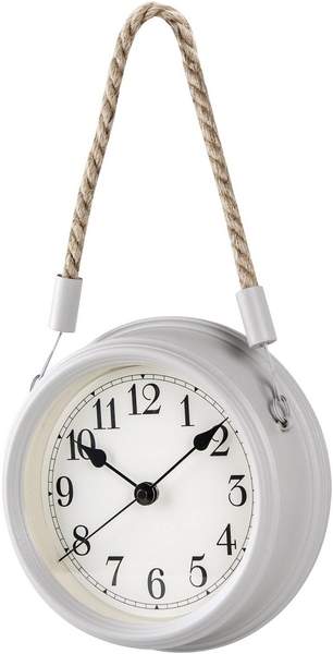 Quartz nástěnné hodiny Techno Line WT 7130, vnější O 22 cm, bílá