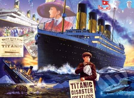 BLUEBIRD Puzzle Titanic 3000 dílků
