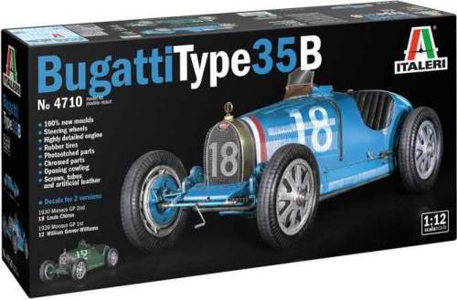 ITALERI Model Kit auto 4710 - Bugatti Type 35B (1:12)