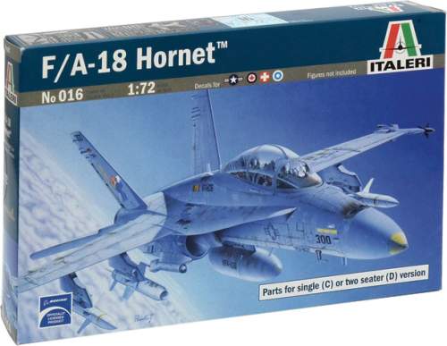 ITALERI Model Kit letadlo 0016 - F/A-18C/D WILD WEASEL (1:72)