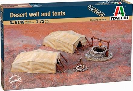 Italeri diorama - Desert Well and Tents (1:72)